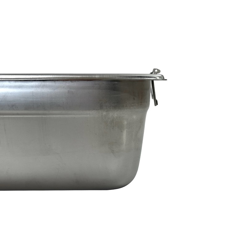 18-8 可動取手付スーパーデラックスパン 1/2サイズ 深さ100mm SH