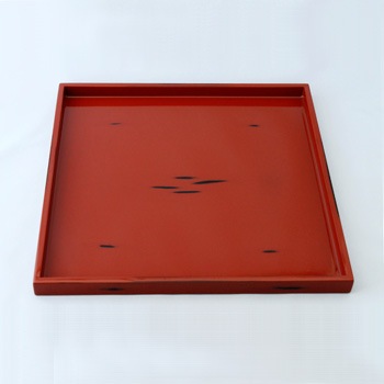 根来塗角盆｜漆器の島安【うるわしうるし】根来塗、食器、テーブル