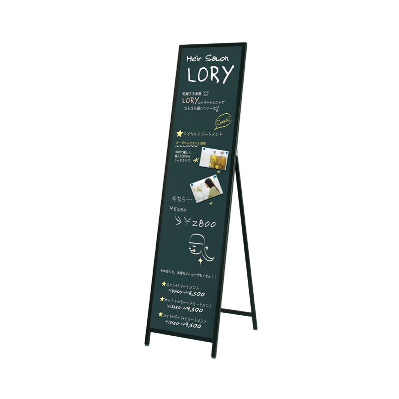 ZF-AKS-418-60 A型黒板サイン(チョーク・片面タイプ) 店頭販促グッズ