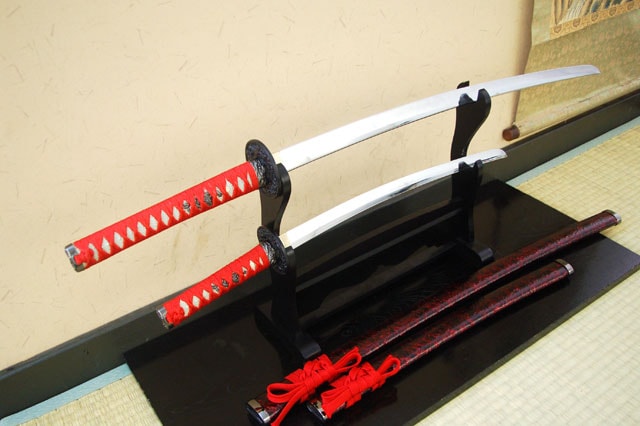 赤雲 大刀 小刀セット 模造刀｜【公式】模造刀・居合刀の専門店「忍屋」