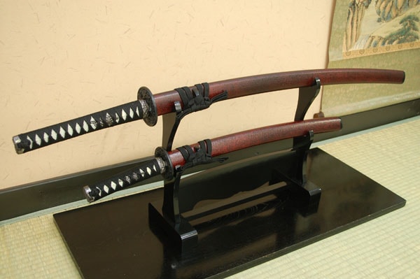 赤石目 大刀 小刀セット 模造刀｜【公式】模造刀・居合刀の専門店「忍屋」