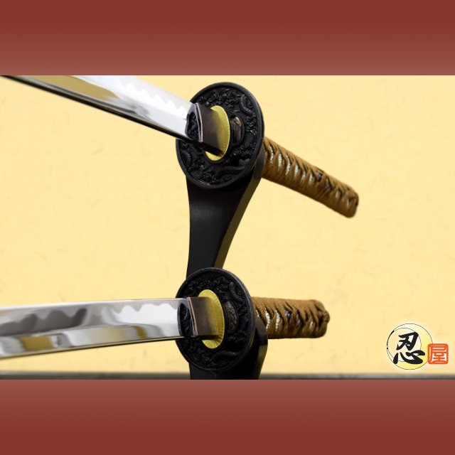 濃金茶 大刀 小刀セット 模造刀｜【公式】模造刀・居合刀の専門店「忍屋」