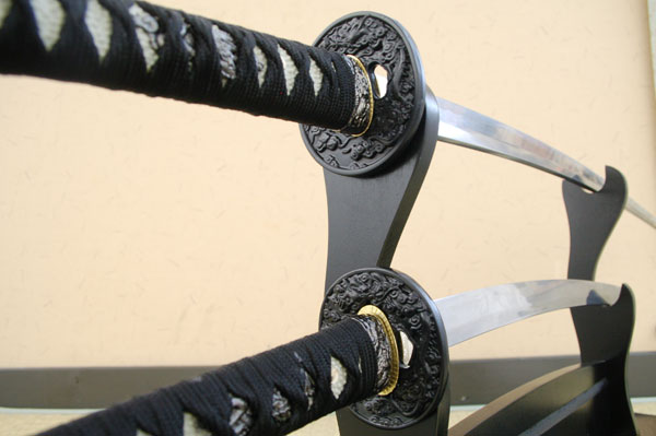 黒石目 アルミ刀身 大刀 小刀セット模造刀｜【公式】模造刀・居合刀の