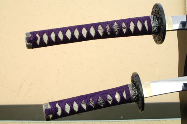 紫石目 大刀 小刀セット 模造刀｜【公式】模造刀・居合刀の専門店「忍屋」