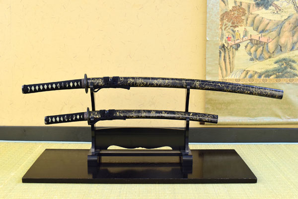 上金雲 黒紐 大刀 小刀セット 模造刀｜【公式】模造刀・居合刀の専門店