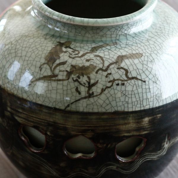 大堀相馬焼 松永窯 二重 丸壺 | すべての商品 |福島県の伝統工芸品