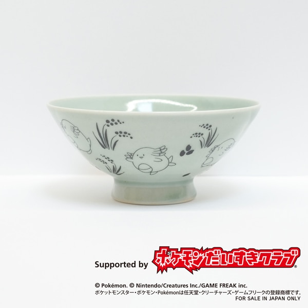 大堀相馬焼 松永窯 ふくしま応援ポケモン「ラッキー」の飯碗(大