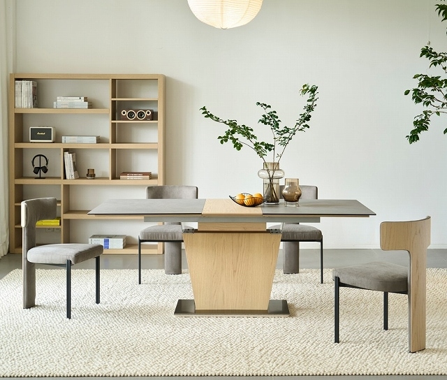 セラミック天板】ALETTA（アレッタ）エクステンションダイニング