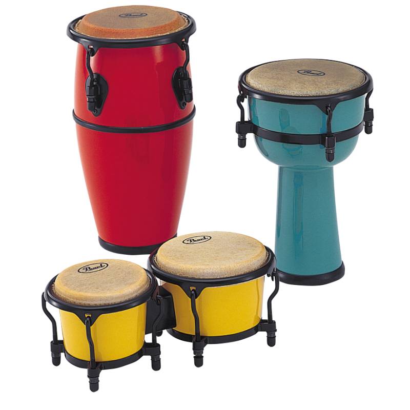 Pearl パール ミニ パーカッションセット コンガ ジャンベ ボンゴ 3点