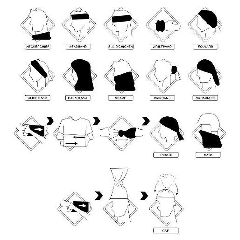 なんと16通りの使い方！】ブラジル国旗デザインマルチシームレスウエア