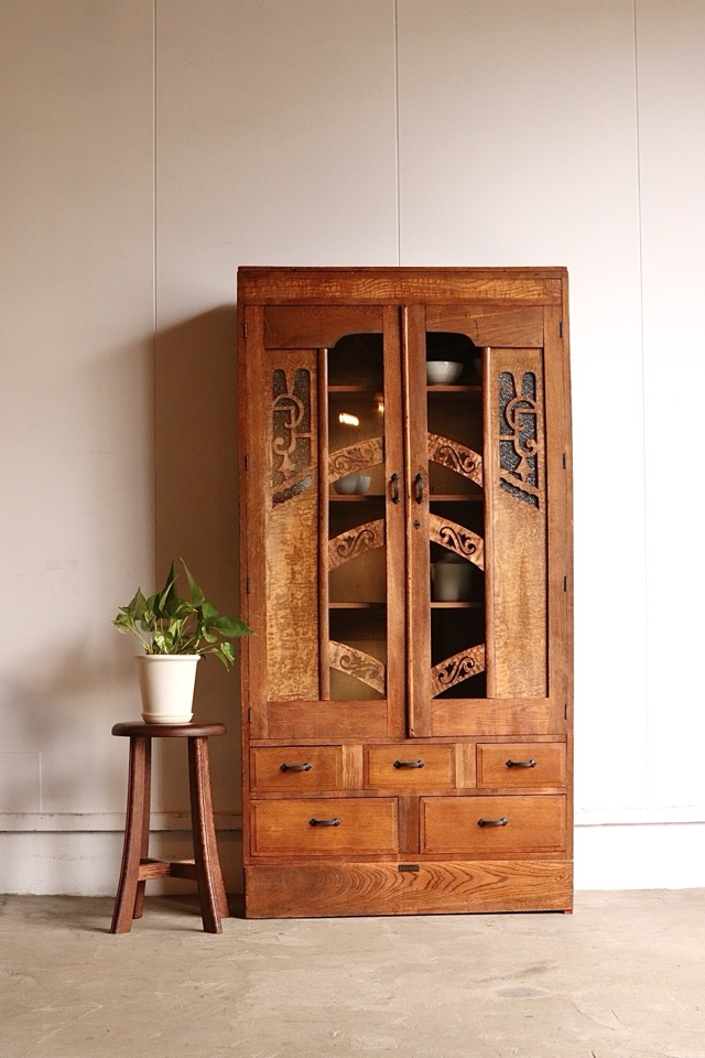 ガラス戸棚 | 全ての商品 - 古家具古道具 そうすけ