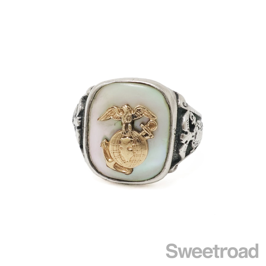 ミリタリーリング USMC アメリカ海兵隊 18号 1940年代 | スイート