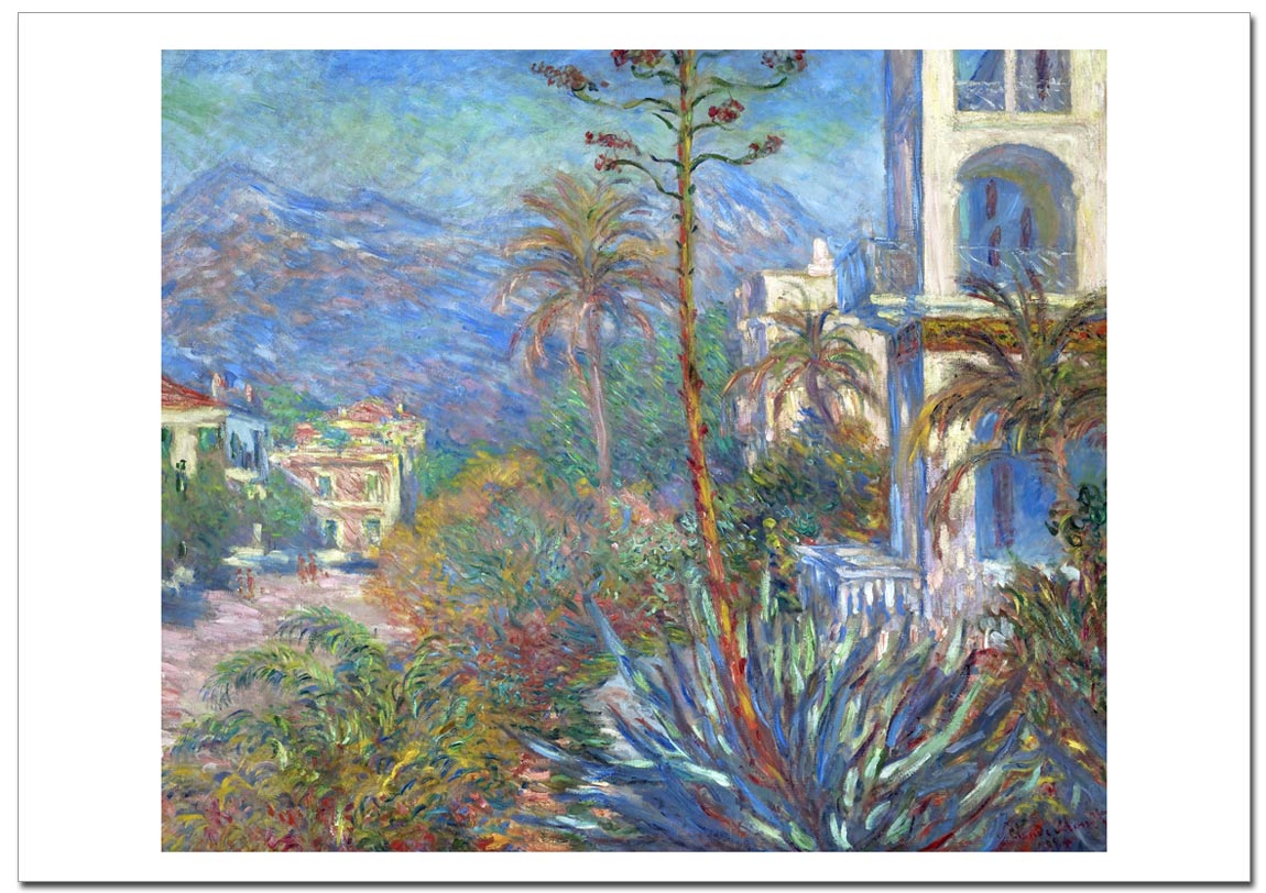 モネ ボルディゲラの別荘 Villas at Bordighera ポスター販売