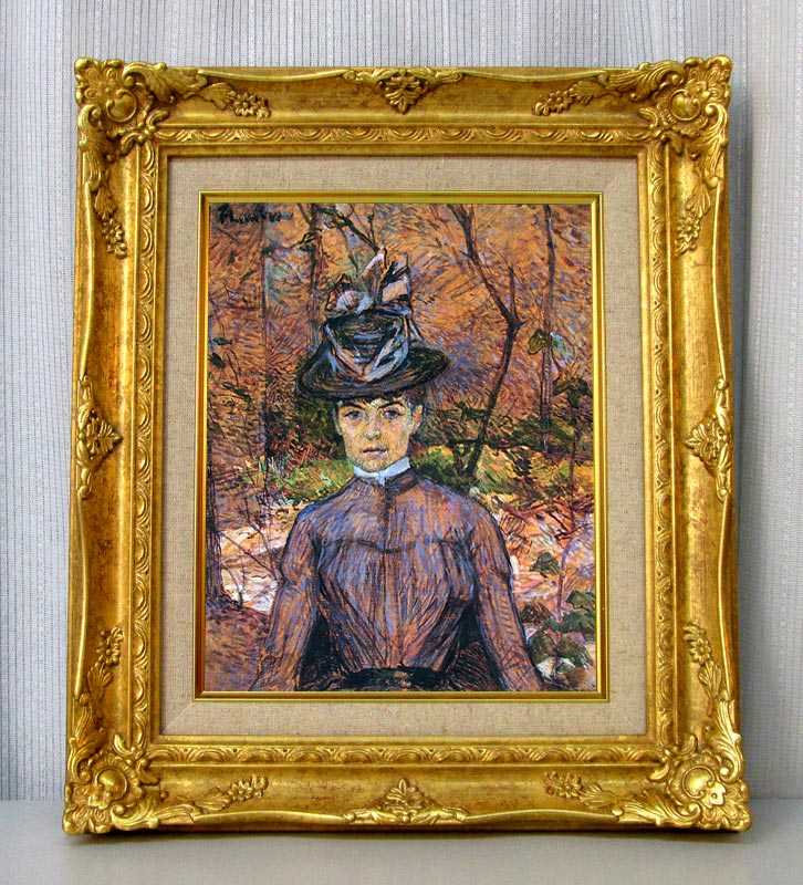 ロートレック シュザンヌ・ヴァラドンの肖像 ジクレーキャンバス複製画