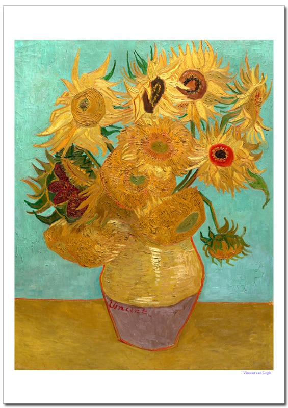 ゴッホ ひまわり(12本のひまわり） ポスター販売