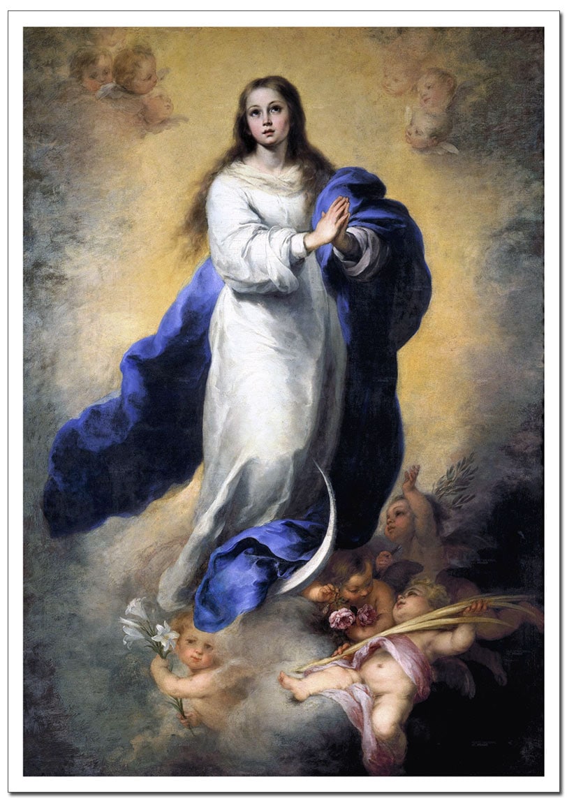 バルトロメ・エステバン・ムリーリョ 無原罪の御宿りジクレーアート