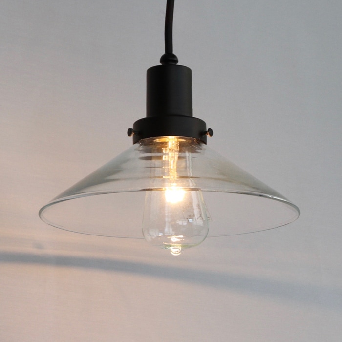 後藤照明 透明P1硝子ペンダント0274BK付属球無し | 後藤照明