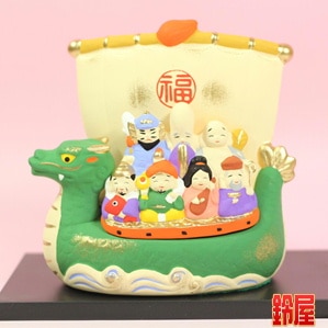 七福神宝船の置物を販売｜陶器の宝船の置物の通販サイト