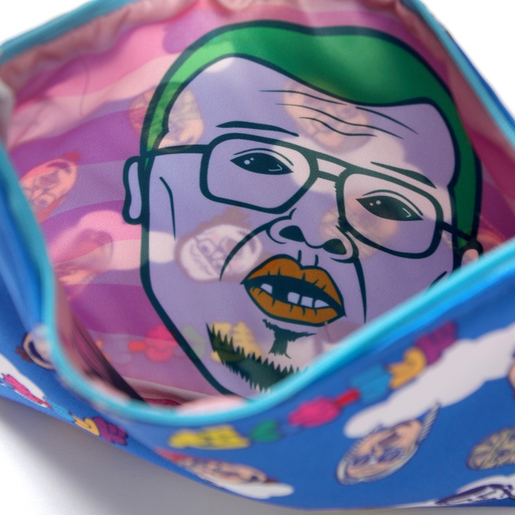 PDSx野性爆弾くっきー］ くっきー総柄ポーチ | ALL ITEMS,COLLABO