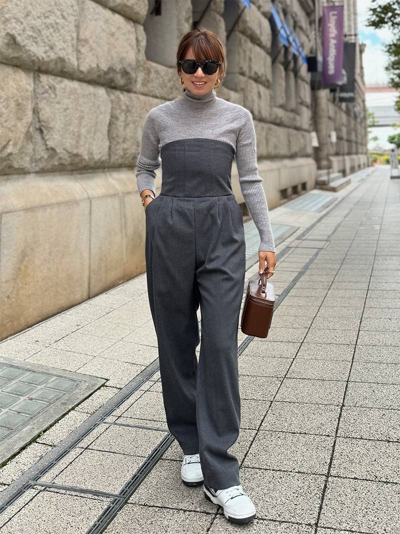 小柄スタイリッシュ ベアトップサロペット | ボトムス | ST.ROONEY