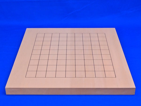 囲碁将棋両用卓上盤新桂1寸セット(プラ碁石・ブロー碁笥・プラ将棋駒