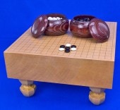 足付碁盤セット | 将棋盤碁盤駒碁石等販売の大阪の将棋囲碁専門店将碁屋