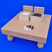 足付碁盤セット | 将棋盤碁盤駒碁石等販売の大阪の将棋囲碁専門店将碁屋