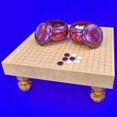 足付碁盤セット | 将棋盤碁盤駒碁石等販売の大阪の将棋囲碁専門店将碁屋