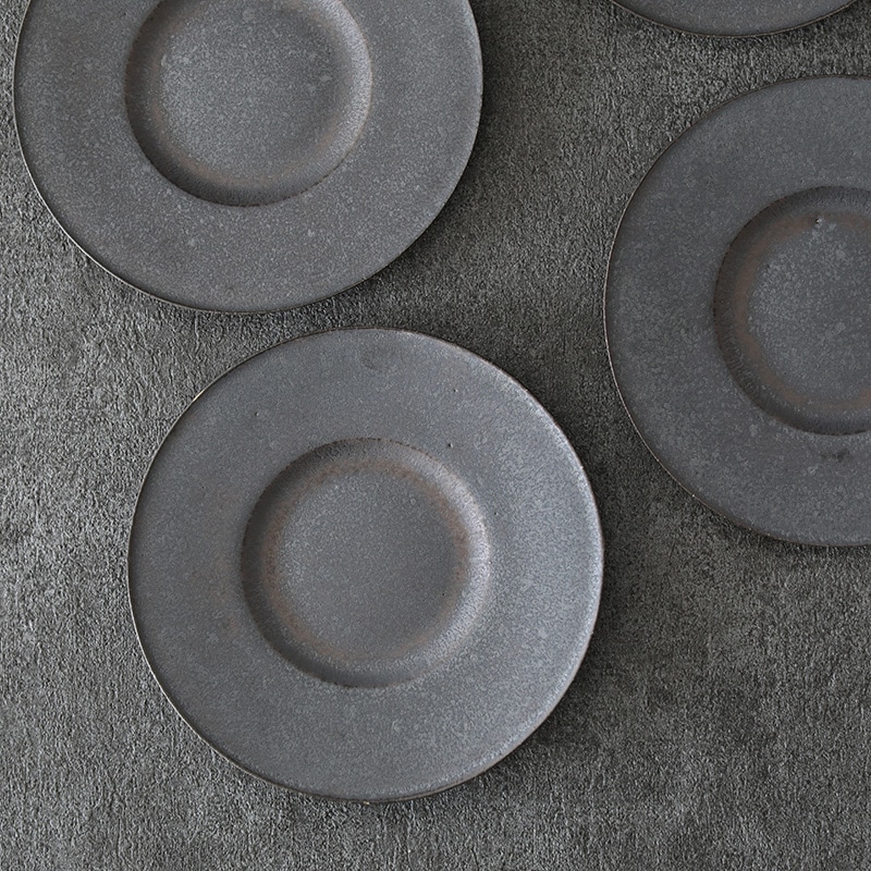 船串篤司｜たたら リム皿 小 黒 | 趣佳[syuca.jp] オンラインショップ