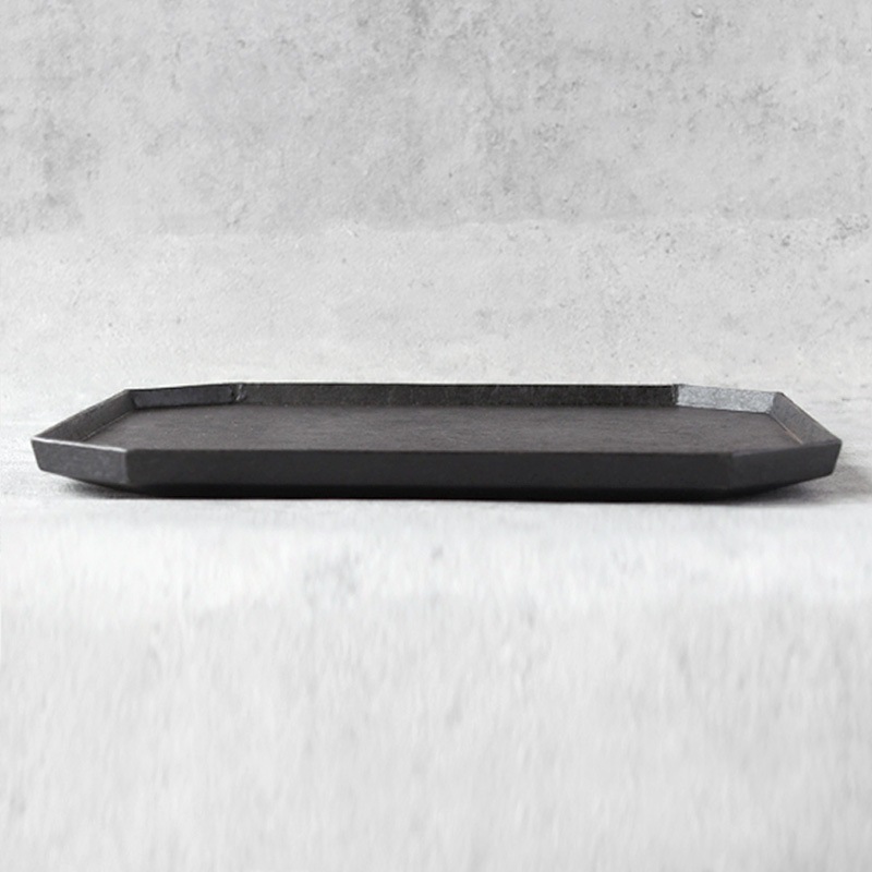 蝶野秀紀｜和紙貼八角盆 正方形 黒 | 趣佳[syuca.jp] オンライン