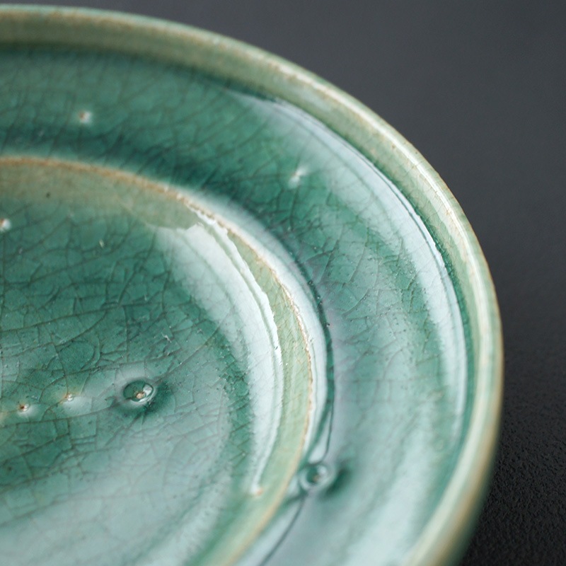 林拓児｜緑釉浅鉢 5寸リム付 | 趣佳[syuca.jp] オンラインショップ