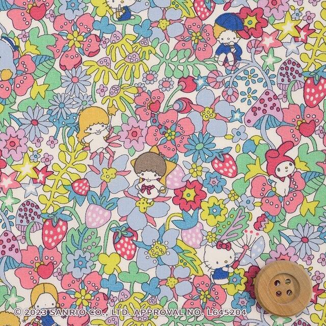 ハローキティ×リバティ・ファブリックス タナローン（Fruit Grove