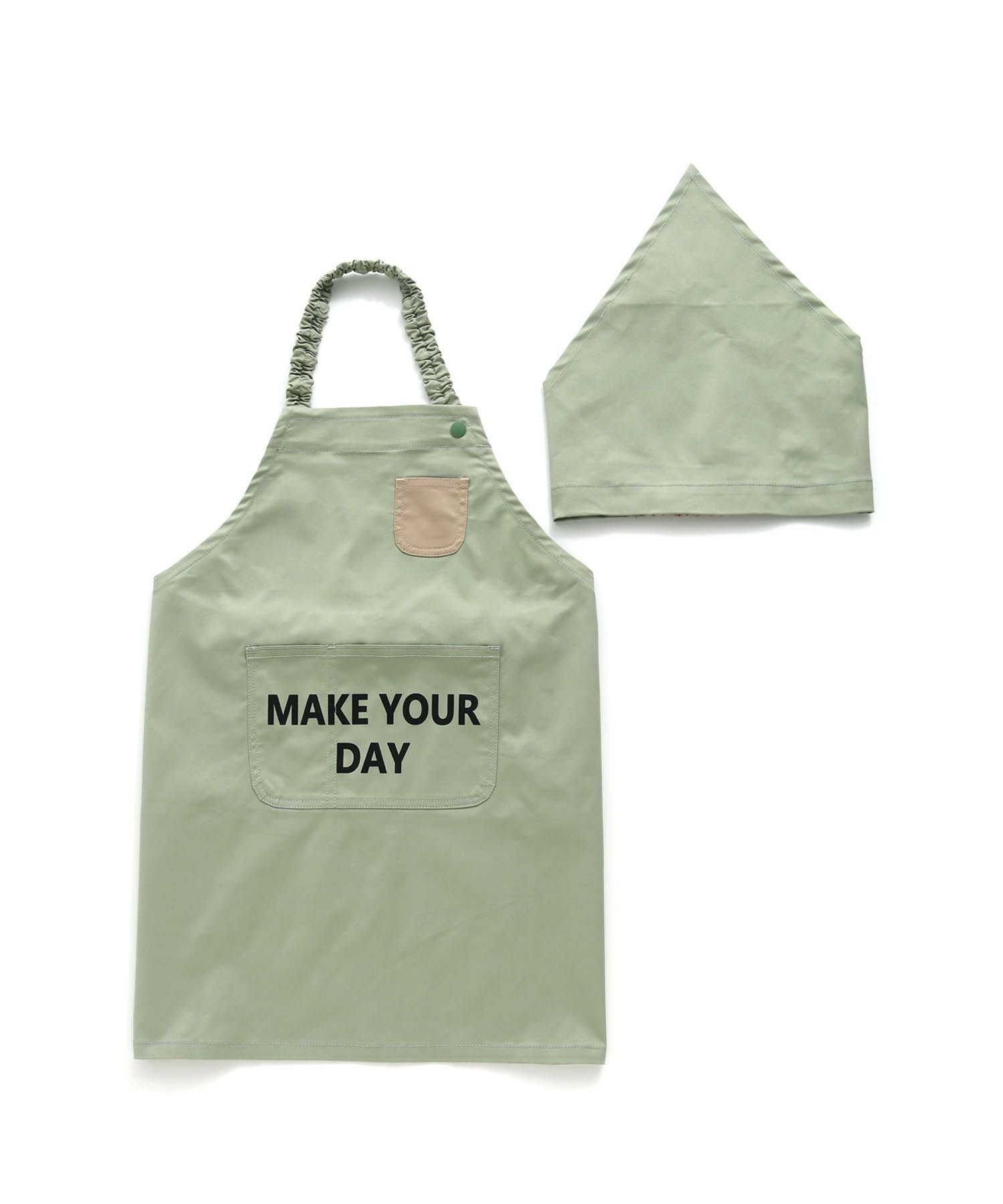 三角巾付き親子エプロン□キッズ | MAKE YOUR DAY