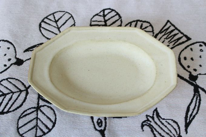 益子焼・やさしいうつわ オクトゴナル/八角形皿 取皿 3色展開 わか