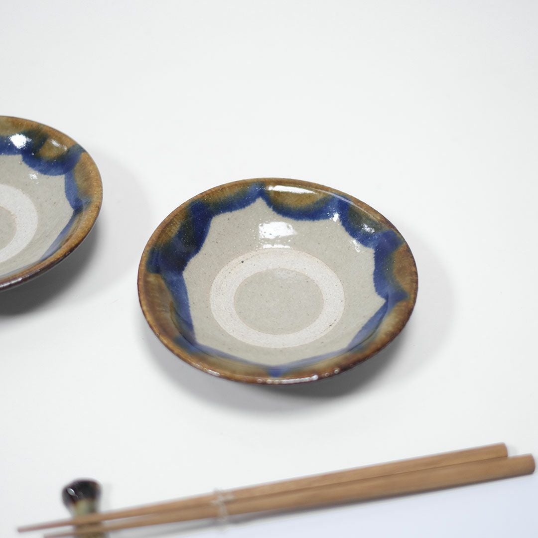 やちむん 沖縄 松田共司 7.5寸皿 読谷村北窯 一点物 大皿 の通販