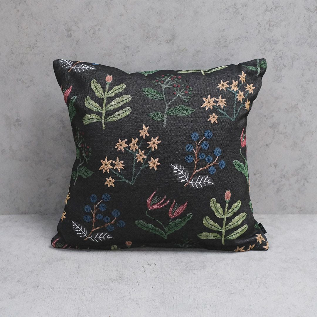松尾ミユキ クッションカバー フラワー ゴブラン織り 花柄の通販