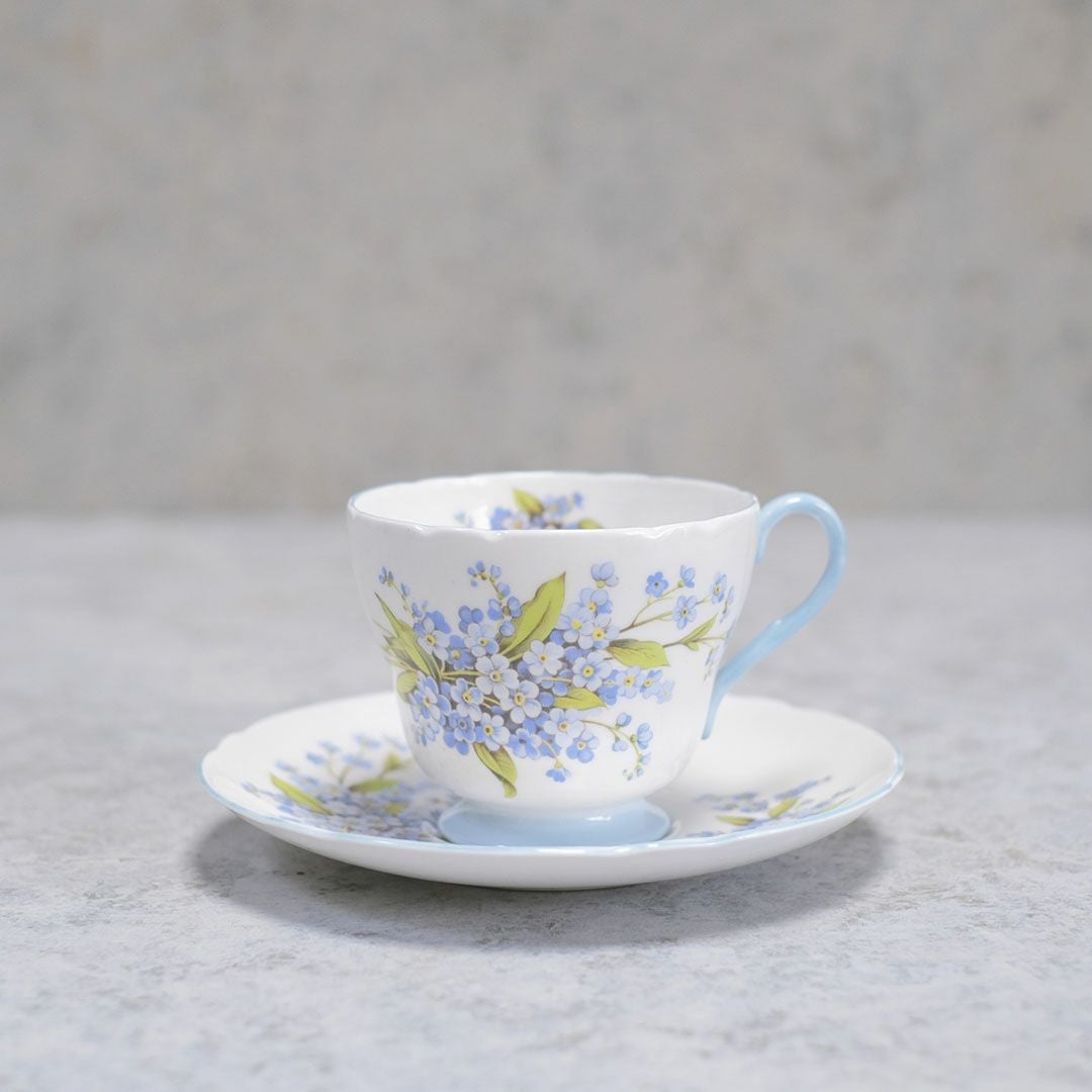 アンティークカップ＆ソーサー Shelley(シェリー)勿忘草 イギリス
