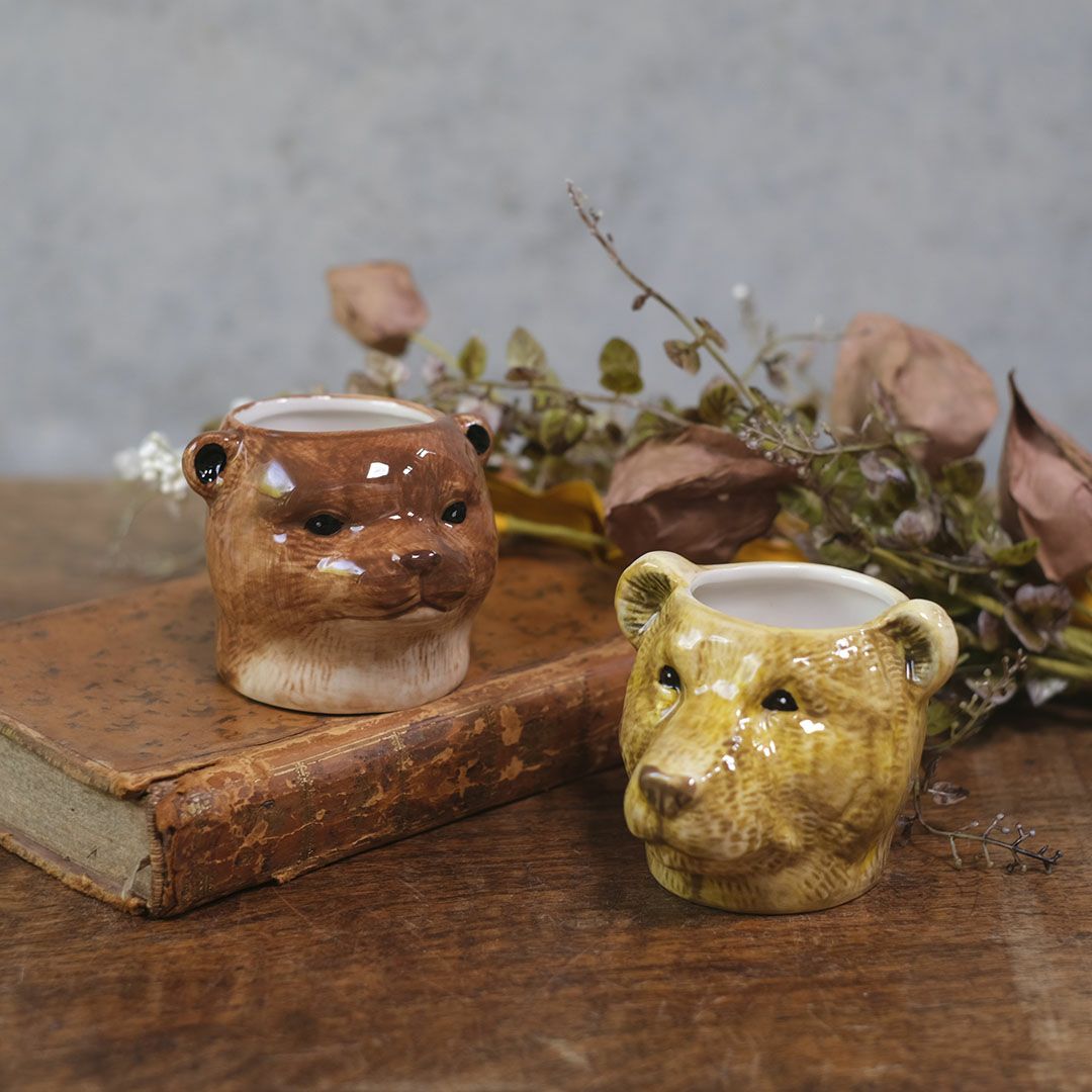 かわいい陶器のアニマルマルチベースⅢ おしゃれなインテリア雑貨屋MALTO