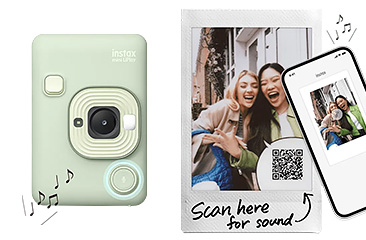 チェキ” INSTAX mini LiPlay ミスティーホワイト | フジフイルムモール