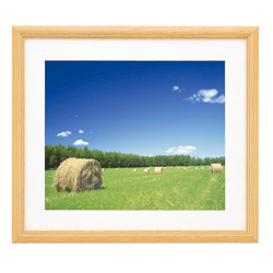 木製額縁 YM-3 木地 デジタルA4 （前面板-アクリル板）: フレーム