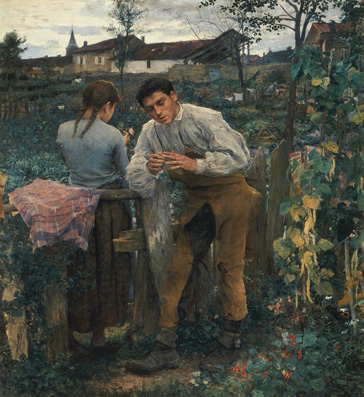 Rural Love. 1882. | ジュール・バスティアン＝ルパージュ Jules