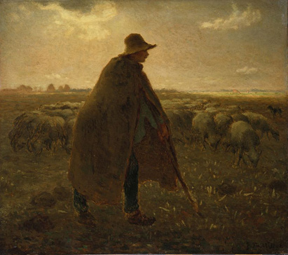 The Shepherd. About 1858-62 | ジャン＝フランソワ・ミレー Jean