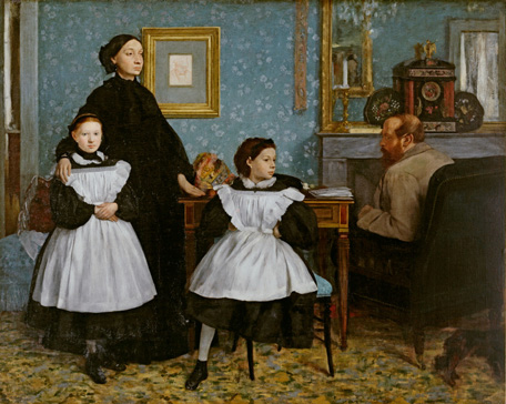 家族の肖像(ベレッリ家) La famille Bellelli | エドガー・ドガ Edgar