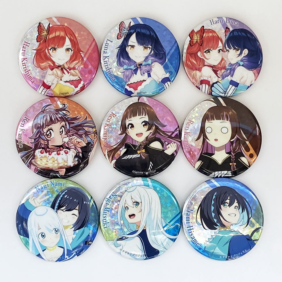 パチキャラまつり in 花やしき Vtuberホロ缶バッジ【ランダム商品