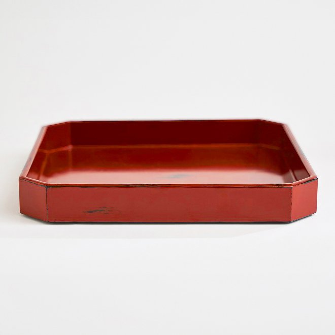 根来塗隅切盆（24cm）｜創作品モール あるる