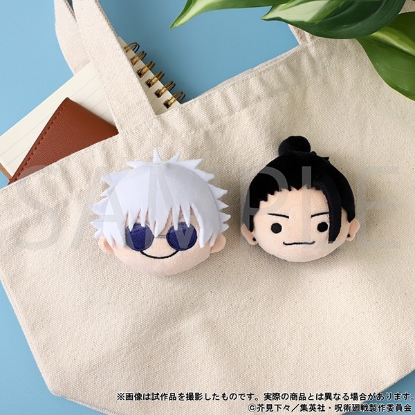 呪術廻戦 懐玉・玉折 ぬいフェイスバッジ／五条悟: フィギュア