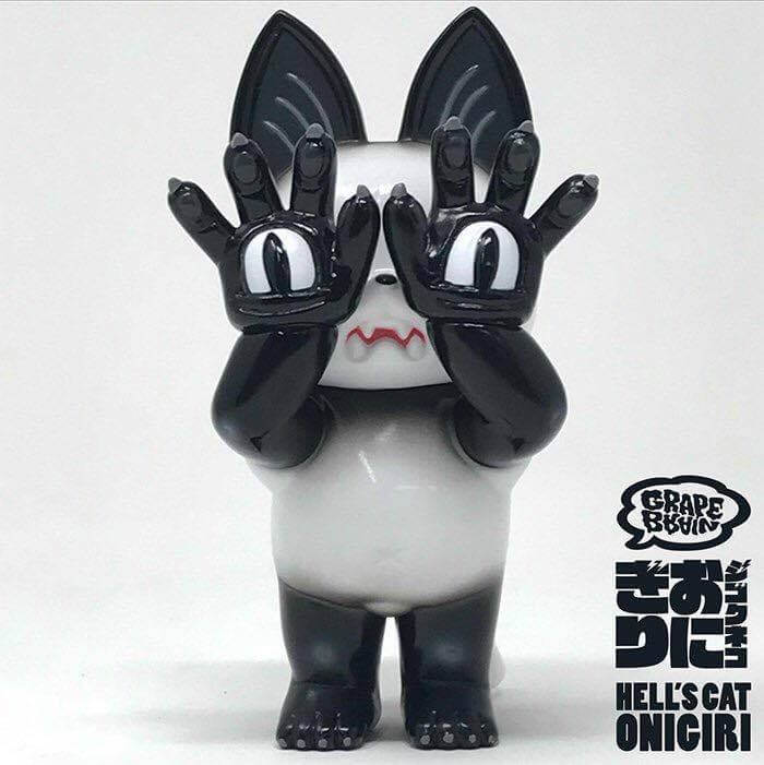 Hell's Cat Onigiri - Panda by Grape Brain — Martian Toys