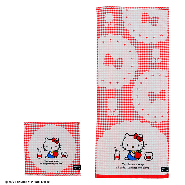 平成レトロ ハローキティ 原宿スタイルタオル 平成レトロ ハローキティ