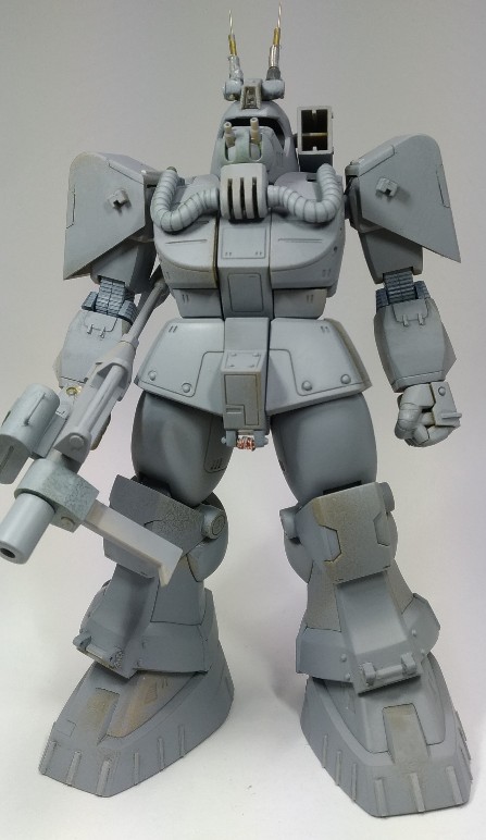 マックスファクトリー ブロックヘッド 製作途中写真（サフ吹き