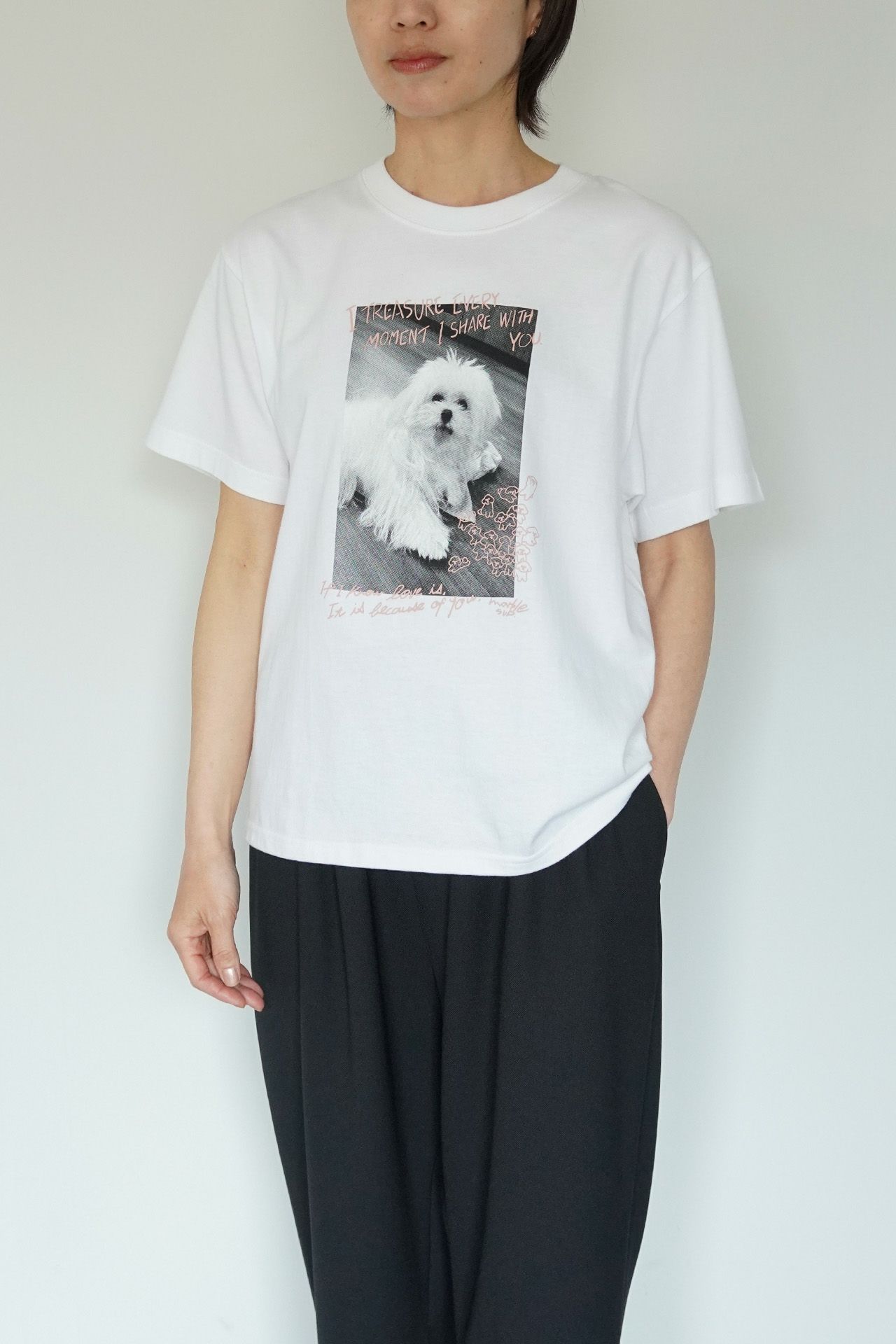 dog photo S/S Tシャツ | marble SUD(マーブルシュッド)公式通販